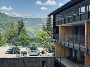 Výhľad na hory alebo výhľad na hory priamo z apartmánového hotela