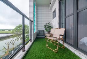 Balkón nebo terasa v ubytování No 79 Corner Villa