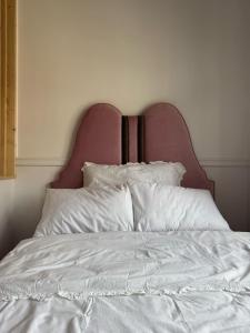 Postel nebo postele na pokoji v ubytování Apartments PSD - Anny Łajming 3D