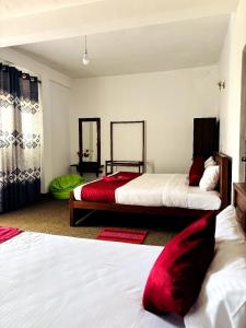Postel nebo postele na pokoji v ubytování Hotel Highnest