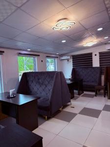Χώρος καθιστικού στο Glandov Suites