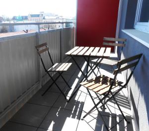 Balkón nebo terasa v ubytování Apartments 4U center + free parking