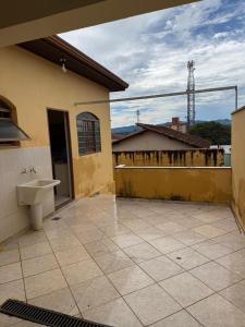 En balkon eller terrasse på Refúgio do Peregrino do Lado da Igreja Matriz