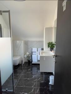 Koupelna v ubytování B&B Milena