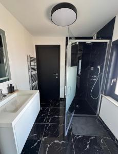 Koupelna v ubytování B&B Milena