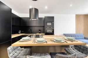 Køkken eller tekøkken på Hypercentre, à deux pas du Lac