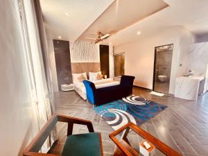 Posezení v ubytování Sitara Hotel & Resort, Pushkar - Nested in Nature's Lap
