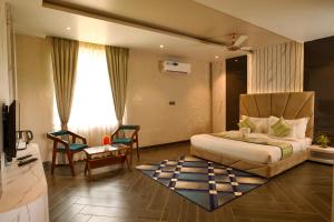 Posezení v ubytování Sitara Hotel & Resort, Pushkar - Nested in Nature's Lap