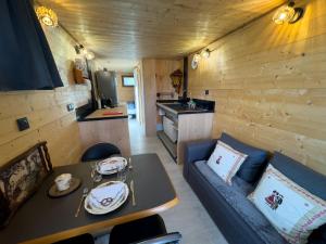 Kuchyň nebo kuchyňský kout v ubytování Elsass Tiny House + 10 fotografií