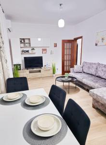 Χώρος καθιστικού στο Bonki Apartment