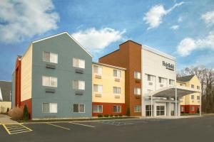 a rendering of a hotel in a parking lot at Fairfield Inn & Suites Jackson in Jackson