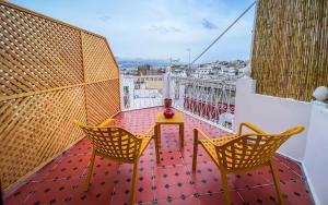 Uma varanda ou terraço em Tangiers Hostel