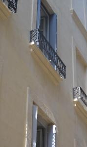 Balkón nebo terasa v ubytování Hôtel Concorde - Centre ville de Nimes