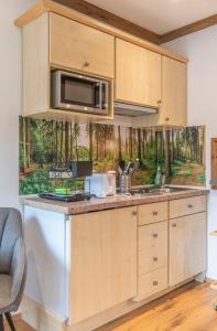 Una cocina o zona de cocina en Grafbauer