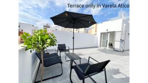 Patio alebo iná vonkajšia časť ubytovania Apartamentos Varela 14
