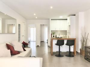 Kuchyň nebo kuchyňský kout v ubytování Apartamentos Varela 14