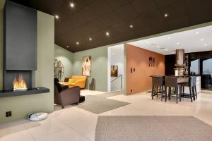 Ruang duduk di Superior Villa with Superb View