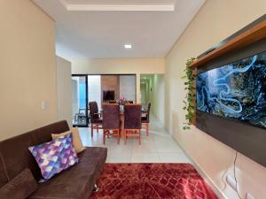 TV a/nebo společenská místnost v ubytování Casa 3 Quartos 2 Banheiros prox Cataratas e Centro