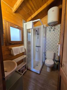 Koupelna v ubytování Nuevo Ecolodge Cabañeros