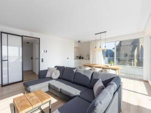 Posezení v ubytování Apartment in Belgium near Seafront & Casino