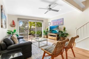 Χώρος καθιστικού στο No 22 Noosa Tropical Haven