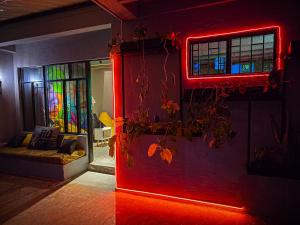 Posezení v ubytování Urban Hostal Barrancabermeja