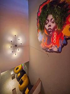 Posezení v ubytování Urban Hostal Barrancabermeja
