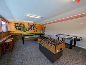 Herní místnost v ubytování Ozzie Pozzie Backpackers