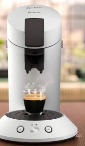 a coffee maker with a cup of coffee at Hallo Maastricht B&B Fientje in Maastricht