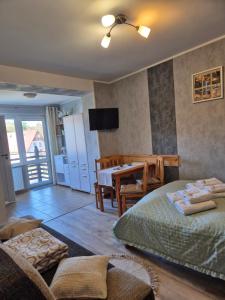 TV a/nebo společenská místnost v ubytování DOM SABINA