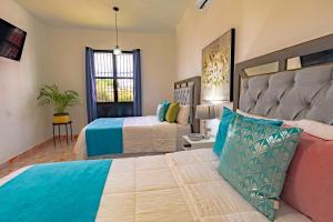 Posezení v ubytování Hermosa Casa en Oaxaca