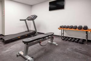 Fitness centrum a/nebo fitness zařízení v ubytování Ramada by Wyndham Austin South