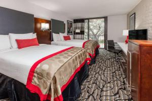 Postel nebo postele na pokoji v ubytování Ramada by Wyndham Austin South