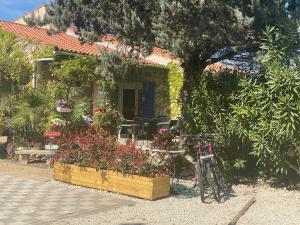 Zahrada ubytování Hotel Des 4 Vents "Esprit Camargue" Parking Privé securisé
