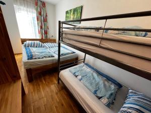 Postel nebo postele na pokoji v ubytování Dünengras
