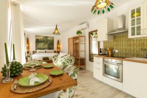 Η κουζίνα ή μικρή κουζίνα στο Bambú Verde