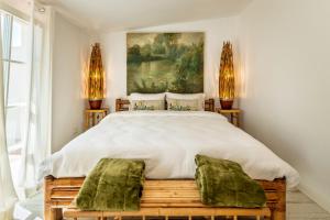 Ένα ή περισσότερα κρεβάτια σε δωμάτιο στο Bambú Verde +24 φωτογραφίες