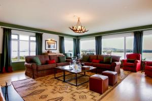 Posezení v ubytování Corrib Lodge