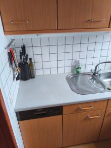 Η κουζίνα ή μικρή κουζίνα στο Beautiful condo with big garden