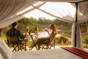 Příroda nedaleko luxury tent