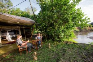 Příroda nedaleko luxury tent
