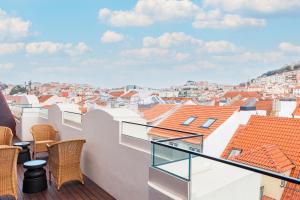 Balkón nebo terasa v ubytování Art Legacy Hotel Baixa-Chiado