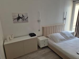 Postel nebo postele na pokoji v ubytování Villa Berlioz