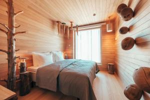 Postel nebo postele na pokoji v ubytování Hotel AX