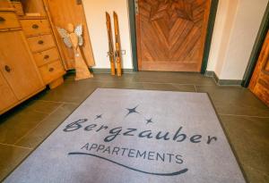 Certifikát, hodnocení, plakát nebo jiný dokument vystavený v ubytování Bergzauber Appartements