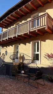 Balkón alebo terasa v ubytovaní Casa Pitem
