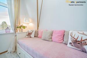 Postel nebo postele na pokoji v ubytování Baltic Apartments - Willa Carmen