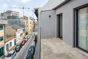 a view of a city street from a building at GuestReady – The Mythic Apartments in Porto