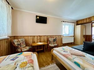 Postel nebo postele na pokoji v ubytování Privat Horec
