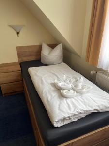 Postel nebo postele na pokoji v ubytování Pension Richter